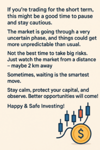 Important Message for Short Term Investors